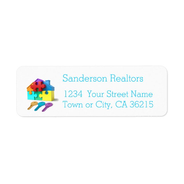 Real Estate, House and Keys, Realtor, estate agent (Front)