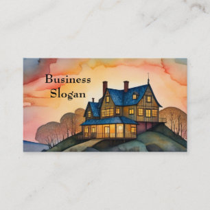 Real Estate House Business Card