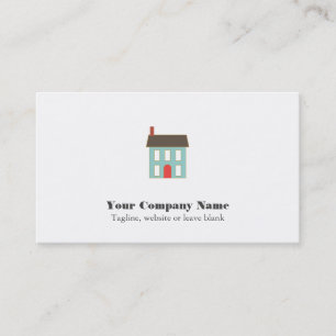 Real Estate House Business Card
