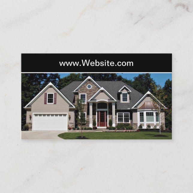 Real Estate House Buying Business Card (Front)
