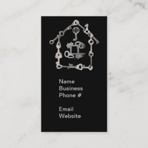 Real Estate House Keys Business Business Card