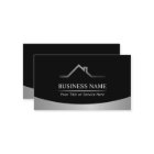 Real Estate House Roof Logo Modern Metallic