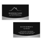 Real Estate House Roof Logo Modern Metallic