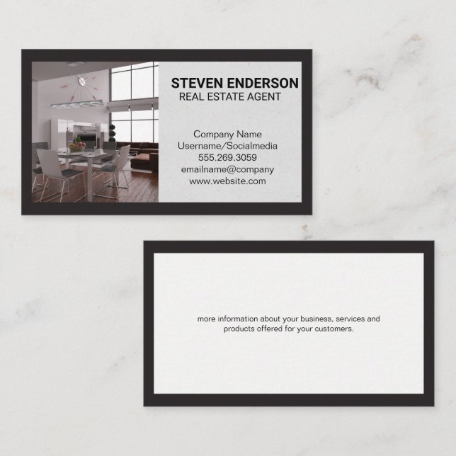 Real Estate | Interior Business Card (Front/Back)