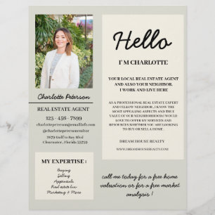 Real Estate Introduction Farming Promotional Flyer