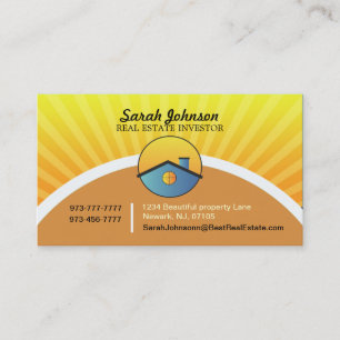 Real Estate Investor Business Card Template