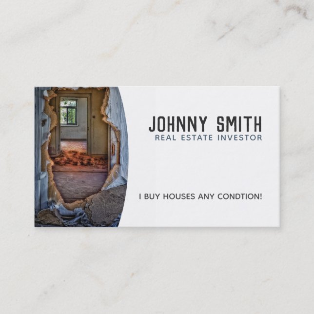 Real Estate Investor Business Cards (Front)