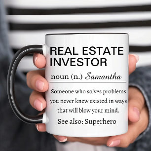 Real Estate Investor Definition Mug