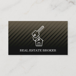 Real Estate Investor   Keys to the Home Business Card