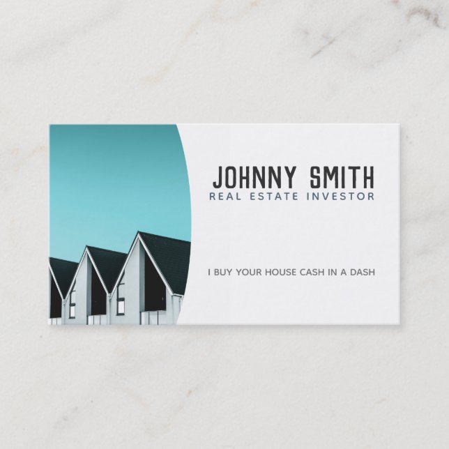 Real Estate Investor Slogans Business Cards (Front)