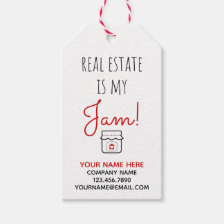 Real Estate Is My Jam Gift Tags