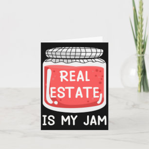 Real Estate Is My Jam Sticker  Card