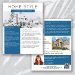 Real Estate January Newsletter Promotional Flyer<br><div class="desc">🏡 This HOME STYLE real estate marketing newsletter will raise your brand awareness and generate new leads. The modern design will catch the eye of your potential clients and let them know that you are the friendly, knowledgeable real estate agent. 📝 The template is easy to edit using the personalisation...</div>