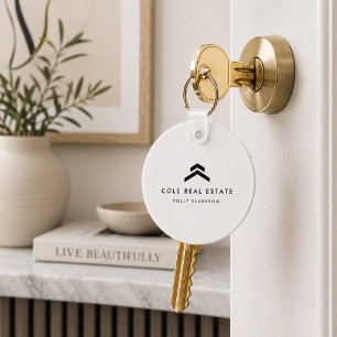 Real Estate Keychain Realtor Closing Gift Tag