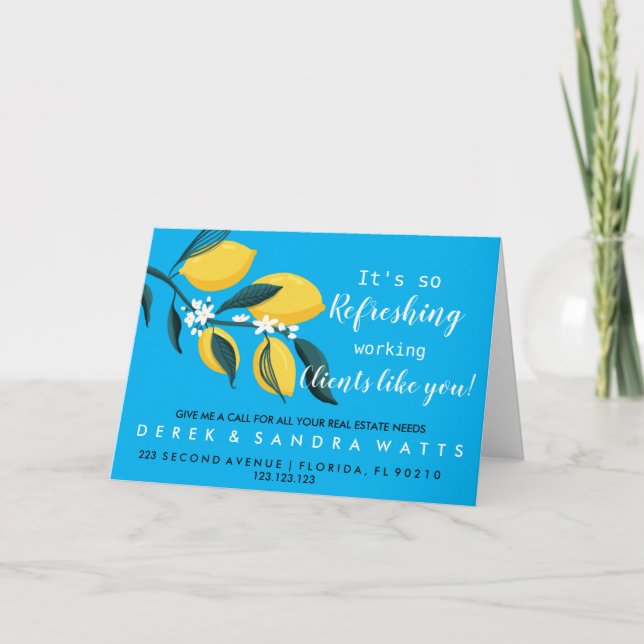 Real Estate Lemon Summer pop by Card (Front)