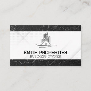 Real Estate Logo   Properties Business Card