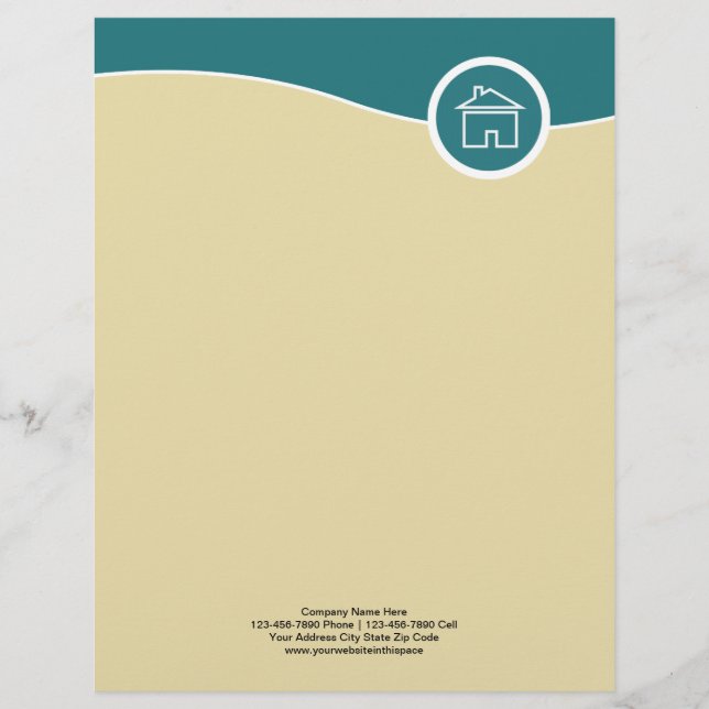 Real Estate Logo Stationary Letterhead (Front)