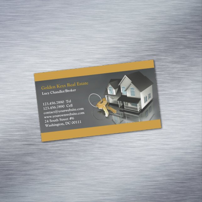 Real Estate Magnetic Business Card (In Situ)