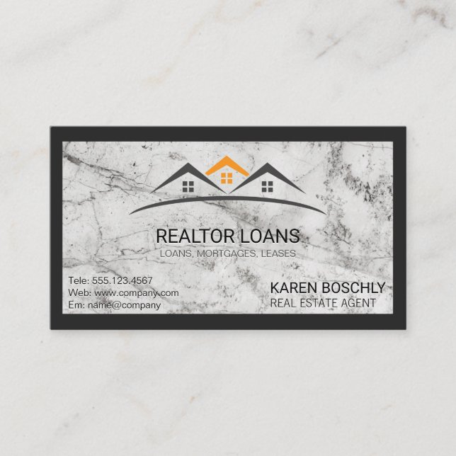 Real Estate | Marble Rock Business Card (Front)