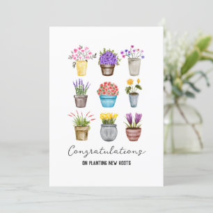 Real Estate Marketing Congratulations Homeowner Card