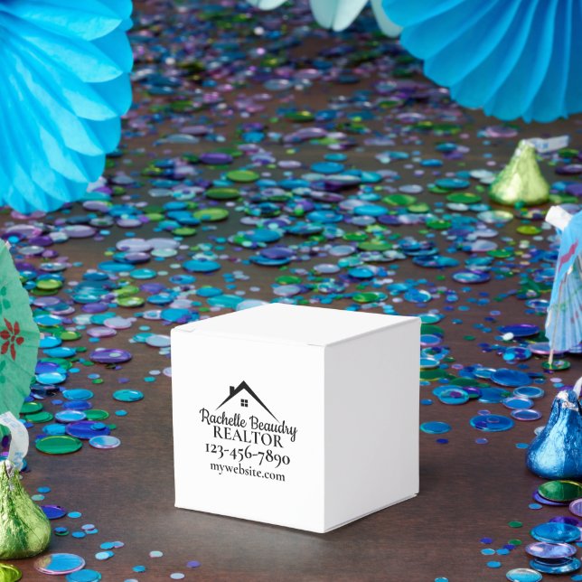 Real Estate Marketing Custom Realtor Favour Box (Party)