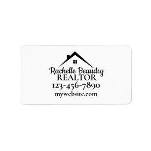Real Estate Marketing Custom Realtor Label