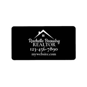 Real Estate Marketing Custom Realtor Label