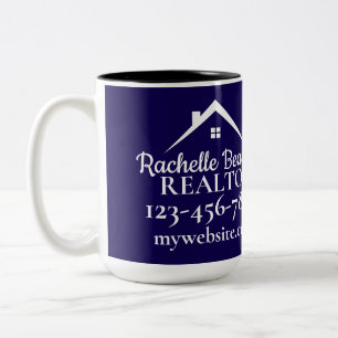 Real Estate Marketing Custom Realtor Two-Tone Coffee Mug