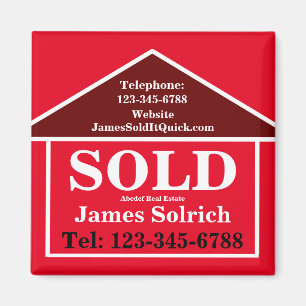 Real Estate MARKETING GIFT For Clients Modern Magnet