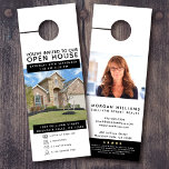 Real Estate Marketing Open House Door Hanger<br><div class="desc">🏠 Real Estate Open House Door Hanger Tag • Neighbourhood Flyer • Modern Real Estate Farming Tools 🏠 Are you ready to take your marketing efforts to the next level? We take the time and stress out of making your own marketing materials with our professionally designed and easy-to-edit templates. Simply...</div>