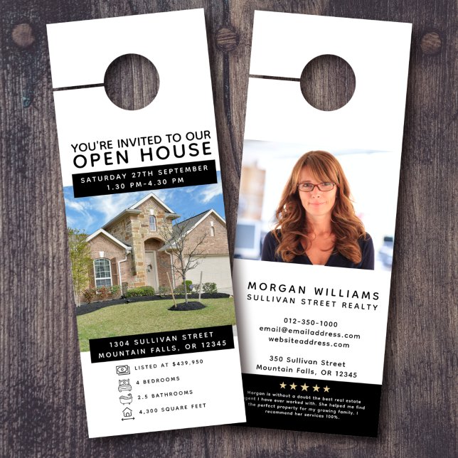 Real Estate Marketing Open House Door Hanger (Creator Uploaded)