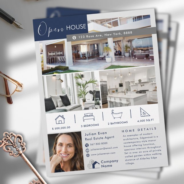 Real Estate Marketing Open House Flyer (Creator Uploaded)