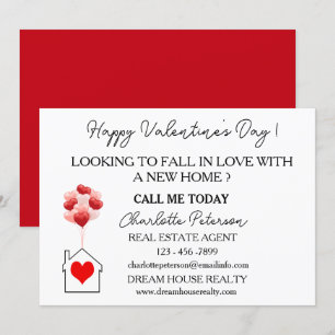 Real Estate Marketing Valentine's Day Holiday Card