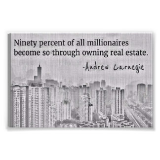 Real Estate Millionaire Investor Print 90% Rule