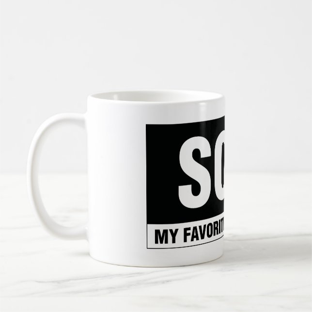Real Estate Modern Caligraphy Mug (Left)