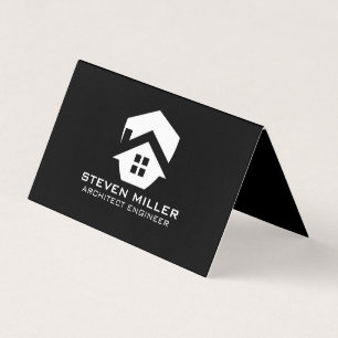 Real Estate Modern Logo   Properties Business Card