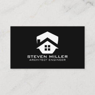Real Estate Modern Logo   Properties Business Card