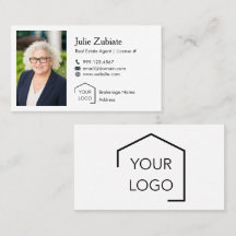 Real Estate Modern Luxury Custom Photo and Logo