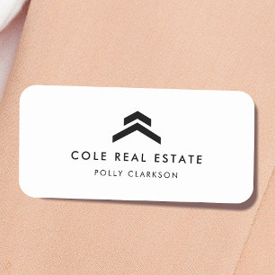 Real Estate   Modern Minimal Listing Agent Realtor Name Tag