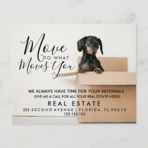 real estate Move to what moves you Announcement Flyer