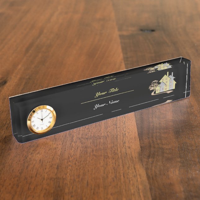 Real Estate Nameplate (Side)