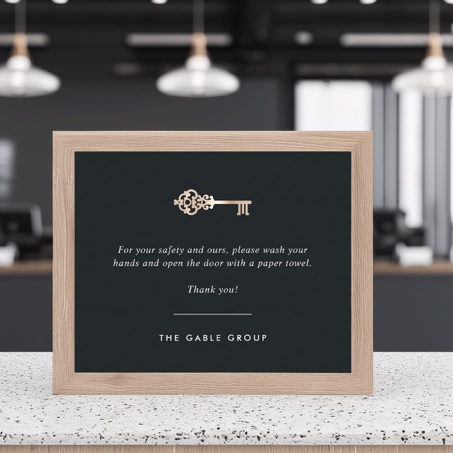 Real Estate Office or Retail Bathroom Handwashing Poster (Creator Uploaded)