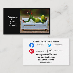 Real Estate on the fence referral card valuation