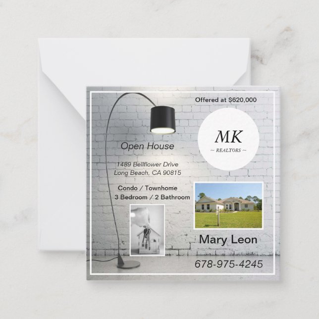 Real Estate Open House Card - Invitations (Front)