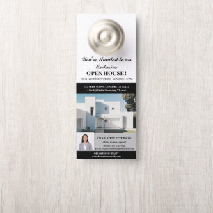 Real Estate Open House Door Hanger