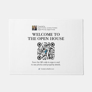Real Estate Open House Door Mat