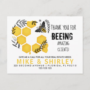 Real estate Open House Honey Bee Pop by  Postcard