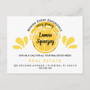 Real estate Open House Lemon Pop by  Postcard