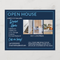 Real Estate Open House Postcards