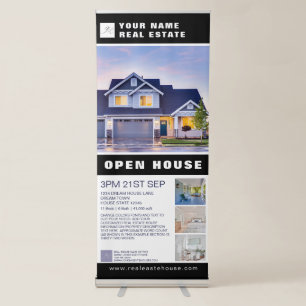 Real Estate Open House Retractable Banner
